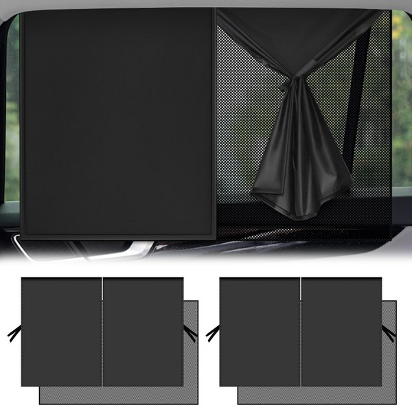 Baby Car Sun Protection, Pack of 2 Car Window Sun