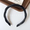 Herbeluemily Headband with Faux Leather, Cross, Twist, Braided Style, Rope
