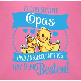 Shirtracer - Baby Bib - Sayings - There are so many grandpas - light blue, 3 Pink