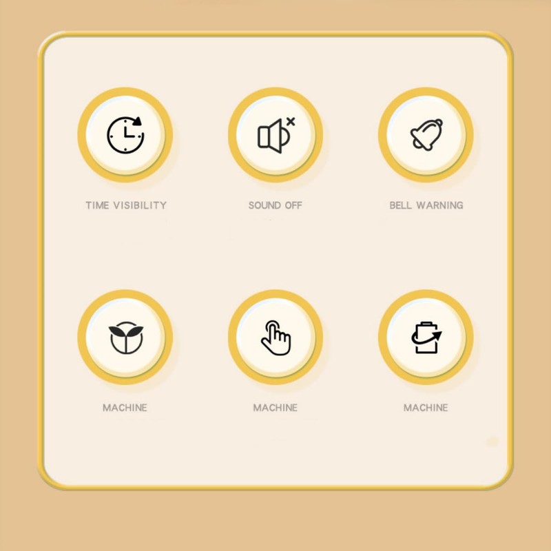 Visual Timer for Kids, 60-Minute Countdown Timer for Classroom Office