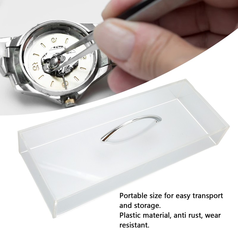Transparent Dustproof Box Large Capacity Good Protection Watch Dustproof Box