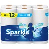 Sparkle Pick-A-Size Paper Towels, 6 Double Rolls (660 Sheets Total)
