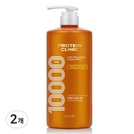 Elastin Protein Clinic Protein High-Nutrition Shampoo Floral Musk Scent, 1L, 2 packs / 엘라스틴 프로틴 클리닉 단백질 고영양 샴푸 플로럴 머스크향, 1L, 2개