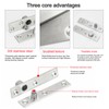 2 Pack Door Pivot Hinge 270°Rotation Hidden Door Hinge Concealing