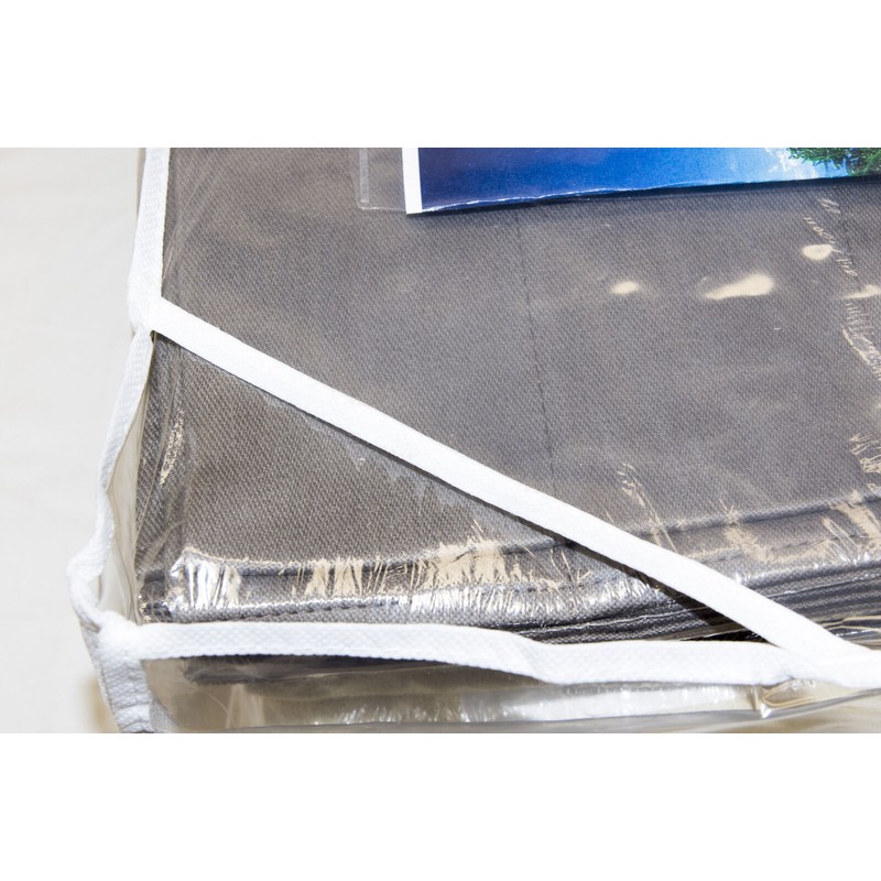 Vinylpac 5-Pack Clear Vinyl Zippered Comforter Storage Bags 13" x