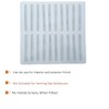 SHMOX 9x9 Inch (229X229mm) Adjustable Air Vent Cover for Effortless