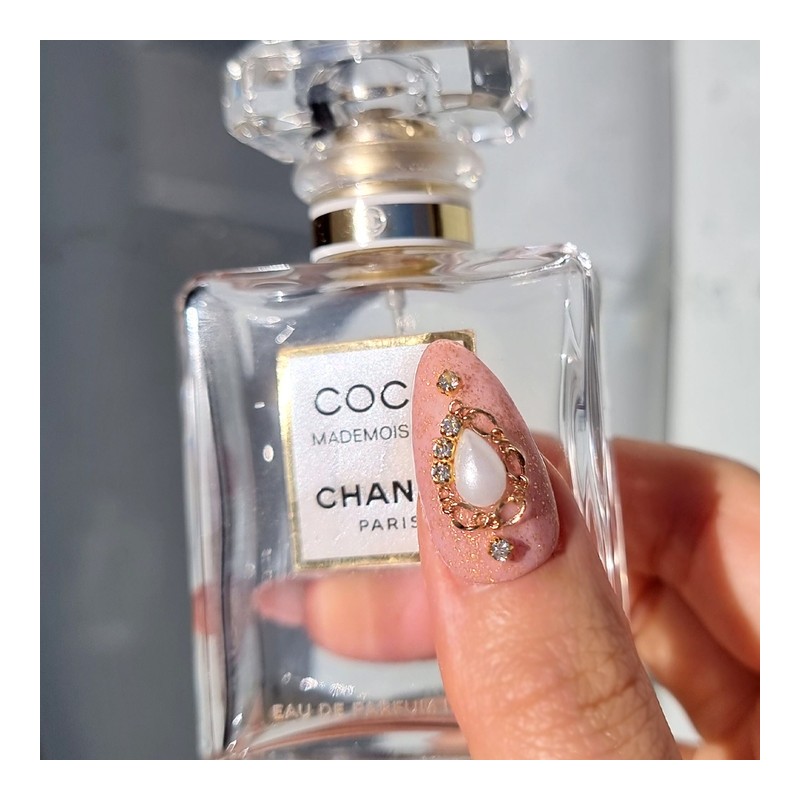 Antique Pearl Handmade Nail Tips - Almond / 앤틱 펄