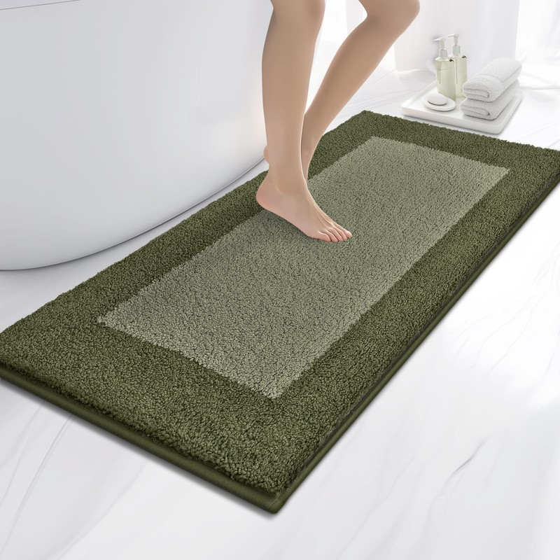 anllugs Bathroom Rugs 24" x 60", Non-Slip Extra Soft Absorbent