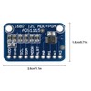 ADC Module, 16-Bit I2C 4-Channel Development Board, Analog to Digital