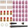Alffun 58 PCS TIG Welding Torch Kit 040"~1/8" Gas Lens