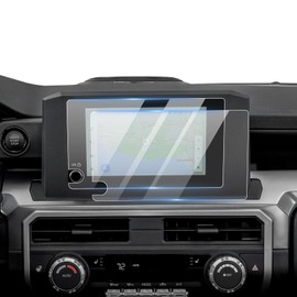 Karltys 2 Pack 2024 2025 Tacoma Screen Protector for Toyota Tacoma SR /SR5 /TRD PreRunner 8-Inch Touchscreen, 9H Tempered Glass for 2024 2025 Tacoma Accessories Navigation Screen Cover Anti Glare