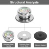 Set of 3 Pot Lid Handle with Thermometer Pot Lid