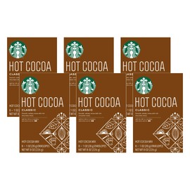 Starbucks Hot Cocoa Mix, Classic, 8 Count (Pack of 6)