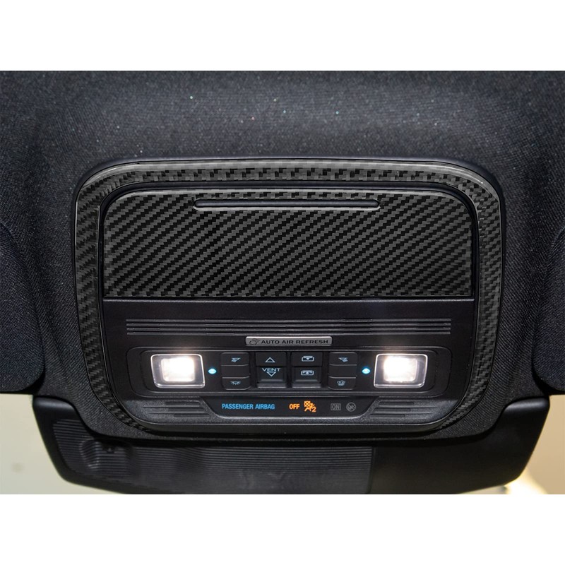 nuoozy Carbon Fiber Roof Glasses Box Frame Panel Cover Trim