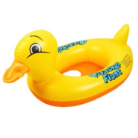 OAOSDH 1 Piece Yellow Duck Swim Ring, Creative Swim Ring, Cute Swim Ring, Baby Swim Ring, Baby Water Toy