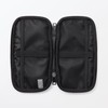 MUJI Gadget Pouch Slim, Black, One size