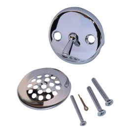 Wholesale Maintenance Supply Bathtub Drain Trip Lever Bath Waste Conversion Kit, Polished Chrome Finish - Fits Drain Opening 1-3/8" to 1-1/2