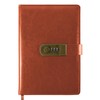 Qefuna Diary with Lock, A5 PU Leather Diary with Code