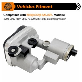Yonder Flux 48RE Transmission Throttle Valve Actuator for Dodge, for Ram 2500/3500 6 Cyl 5.9L 6.7L 2003-2009 TTVA Replaces OE: 53041140AB