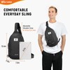 SKYSPER Sling Bag RFID Crossbody Sling Backpack Travel Cross Body