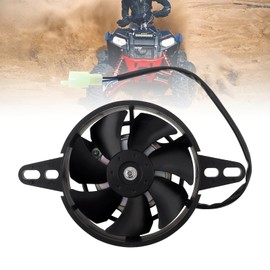 Windance Universal Motorcycle Radiator Cooling Fan for Pit Dirt Bike Motocross ATV UTV Quad Go Kart Buggy, Oil Cooler Water Cooler Electric Fan (4inch)