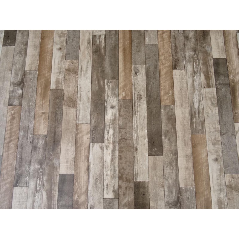 PVC flooring in distinctive wood design