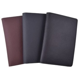 orgaexpert Car Licence Case, Genuine Leather Car Registration Card Holder, black, Classic