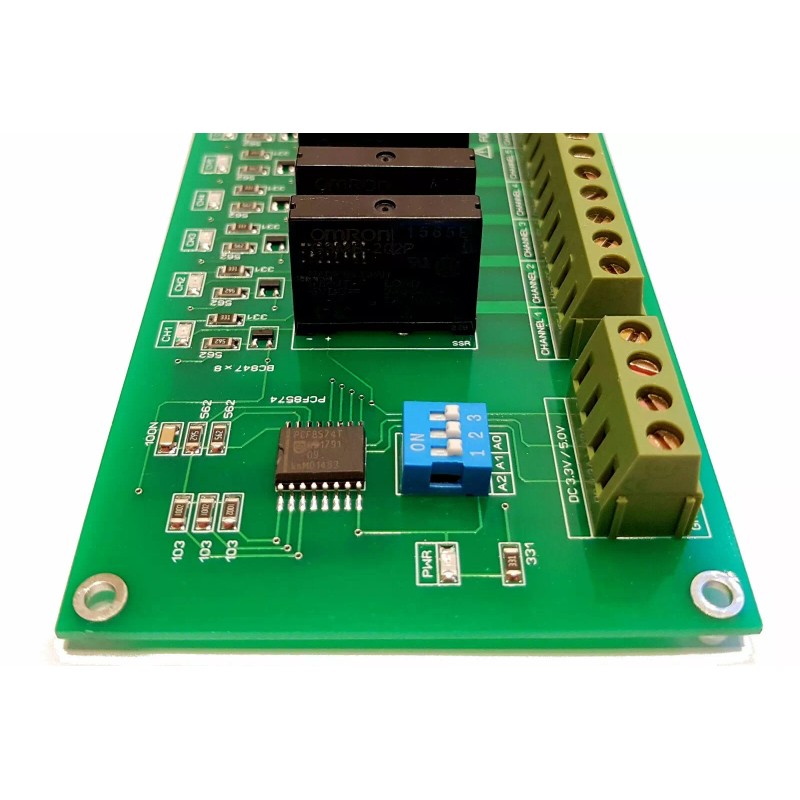 KRIDA Electronics 8 Channel I2C Solid State Relay Module V2.0
