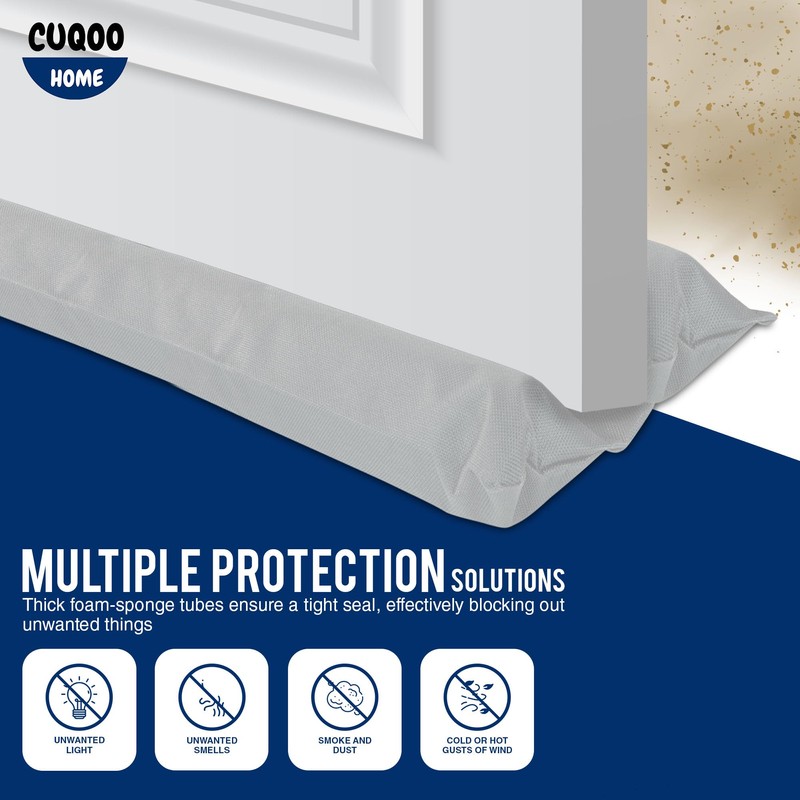 CUQOO Draft Excluder for Doors – Double-Sided 96cm Door Draught