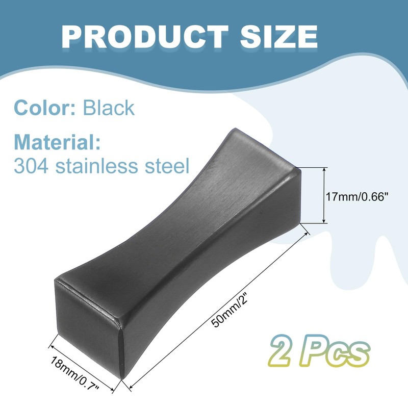 sourcing map 2pcs Chopstick Rest, 304 Stainless Steel Chopsticks Holder