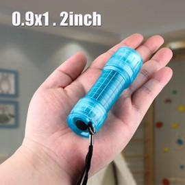 KunHe 30 Pack Glow in Dark Flashlights Camping Essentials Small Mini LED Flashlight COB Flashlights for Kids Bulk Fashlights Batteries Included Best Gift for Kids Night Party Favors in 5 Colors