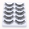5 Pairs Soft False Eyelashes Natural 3D False Eyelashes Shiny