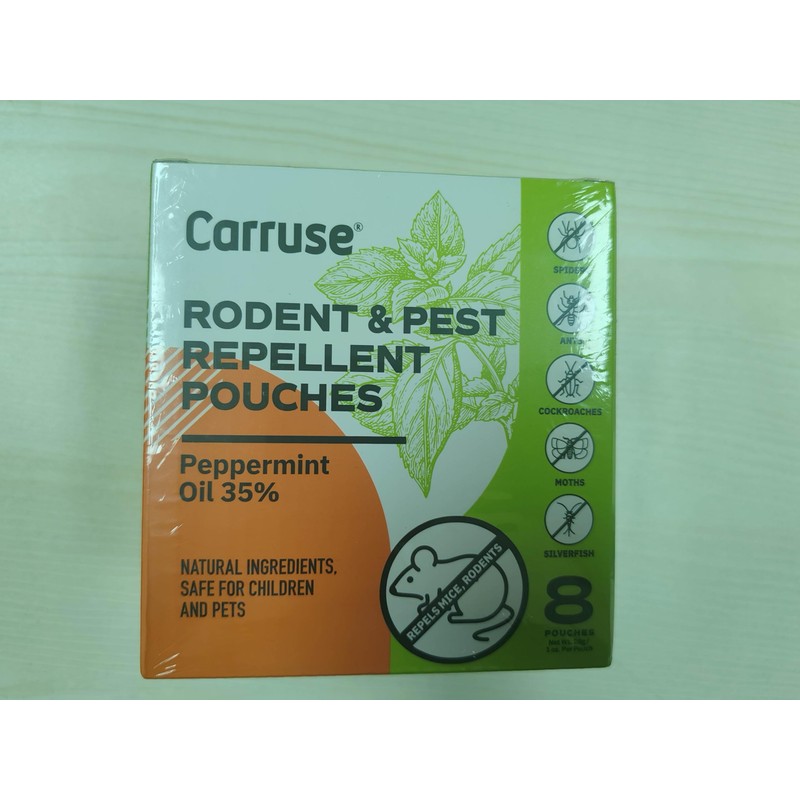 Pack Peppermint Oil Mice Repellent for Rats, Mice, Squirrels,