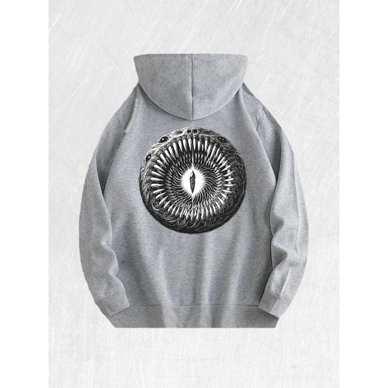 Occult Eye Graphic Hoodie 100% Cotton US Warehouse 7 ColorsColor: