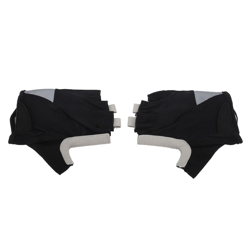 Men Cycling Half Finger Gloves Anti Slip Shock Absorption Bicycle