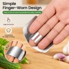 2 Pack Stainless Steel Finger Guard for Kitchen Use –