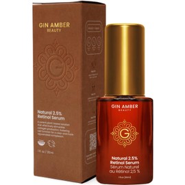 Gin Amber Beauty LLC Gin Amber Beauty - Sérum - Antiedad Sérum Iluminador Con Retinol Vegetal (30 Ml)