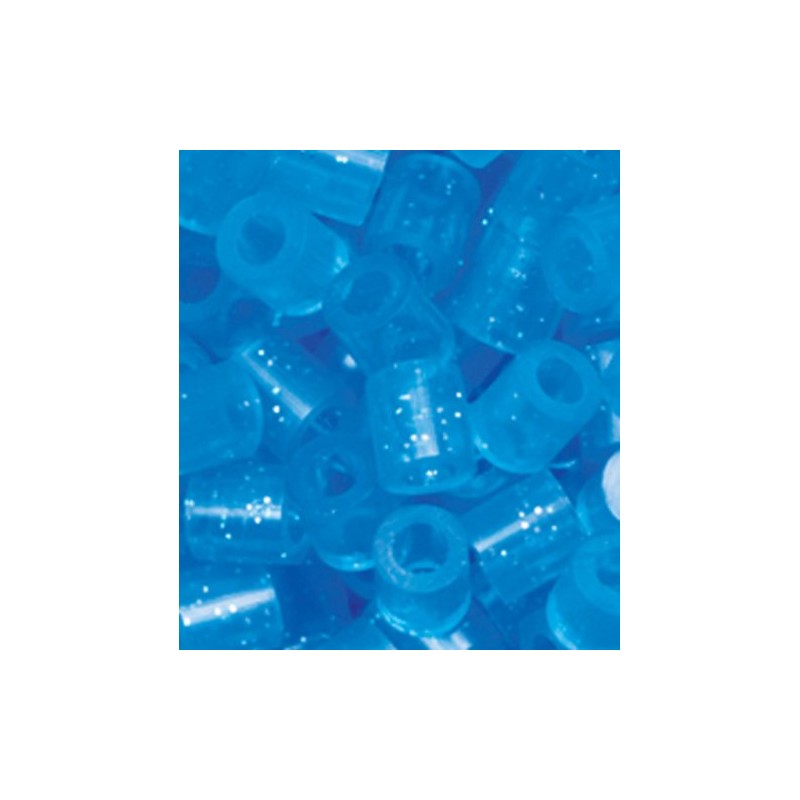 Perler Beads 1,000 Count-Blue Glitter