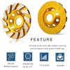NuoDunco 7 inch Diamond Cup Grinding Wheel Fits 7/8 Inch