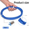 Pack of 6 PTFE Tubing Blue Hose 2 m Blue