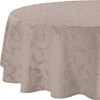 Erwin Müller Greven Tablecloth Washable Cappuccino Oval Size: 140 x