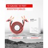 NOONE Jumper Cables for Car Battery, Heavy Duty Automotive Booster