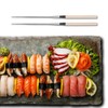 Joyzan Sushi Chopsticks, Moribashi Japanese Stainless Steel Chop Sticks Extra
