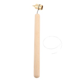 Fine Line Painting Pen Professional Wooden Handle Retro 0.3mm Slanting Fine Line Paint Pen for Rock Chips and Scratch Repair