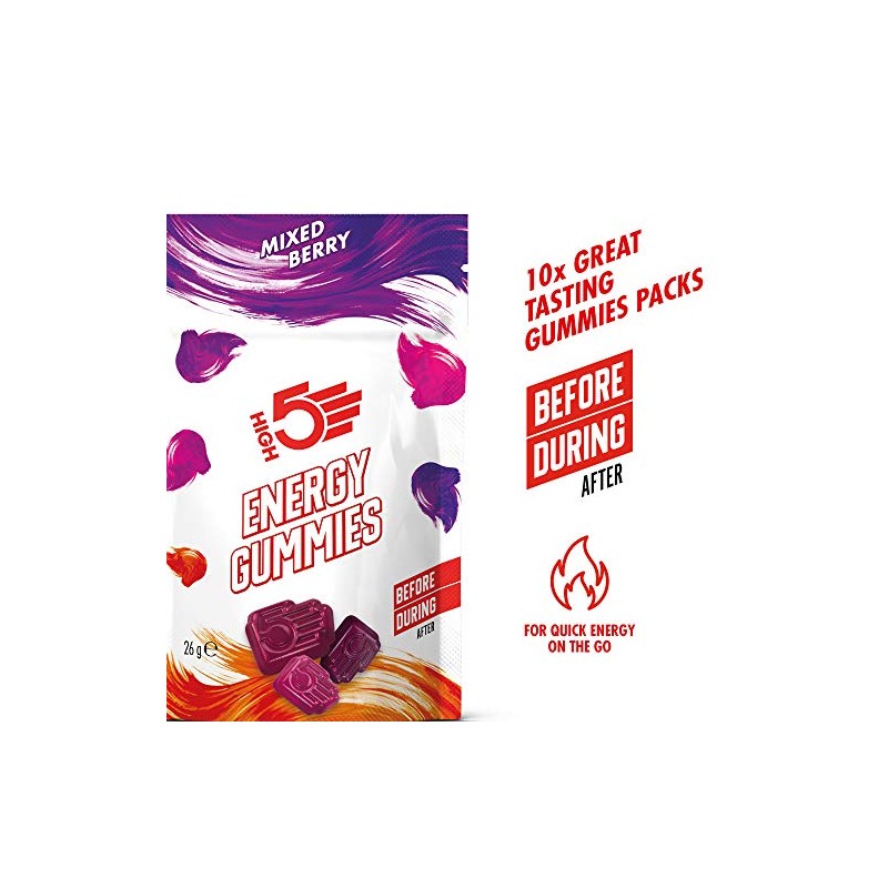 HIGH5 Energy Gummies – Schnell freisetzende Energie im Taschenformat für