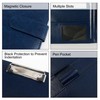 GraduationMall A5 Conference Folder Travel Portfolio with Clipboard Magnetic Clasp
