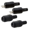 Loudspeaker Set DIN 2-Pin Speaker Plug 2x LS Plug 2x