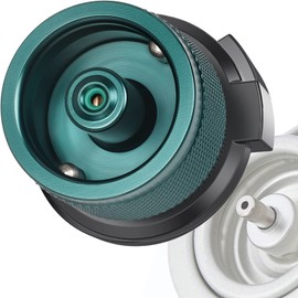 Jeebel Camp Gas Cooker Adapter for Easy Clic® Plus System for Converting CV Bayonet Connection to Type MSF-1a Connection or Lindal Valve Connection (Type MSF-1a Connection)