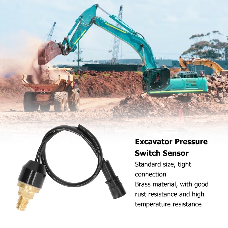 Excavator Pressure Switch Sensor Brass Rustproof Sensitive Pressure Sensor for