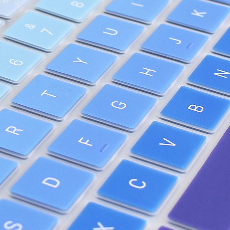 ProElife Blue Gradient Keyboard Cover Ultra Thin Keyboard Protector Skin